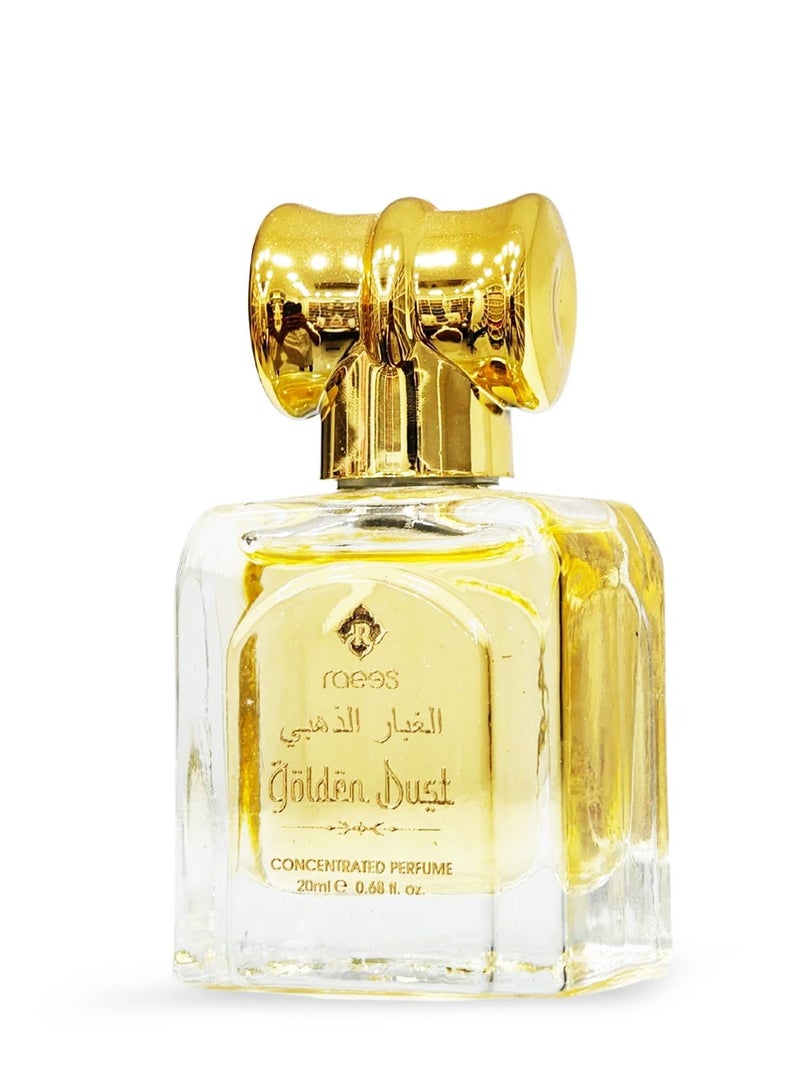 Raees Golden Dust Roll-On Attar 20ml | Concentrated Perfume Oil - Image 1